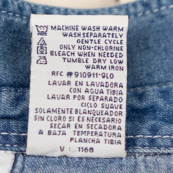 Bobbie Brooks Chambray Button Down M Top - Picture 8 of 8